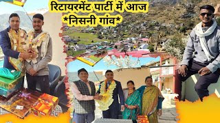 army ritierment party निशनी गांव में #pahadi #uttarakhand #army #nisni #raidul