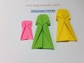 Origami Winter coat | Easy Winter coat  by Origami Paper