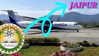 NIT MIZORAM TO JAIPUR BY FLIGHT. #nitmizoram #vlog #minivlog #nit #jee #flight #aizwal #jaipur