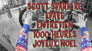 🔧 Entretien 1000h sur cette épave SCOTT SPARK 🎄🎅🏼✨