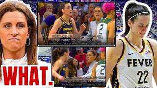 Caitlin Clark RIPS Hand Away from Stephanie White after Coach GRABS HER during Storm Game!