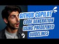 Guided Coding Made Easy: GitHub Copilot and Predefined Rules