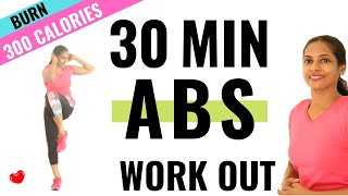 30 Minutes workout to get a flat stomach. Abs workout for a flat stomach. How to reduce Belly Fat .