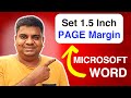 Cara memasang Margin 1,5 di Microsoft Word