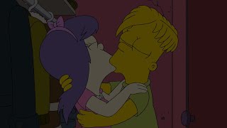 Bart Simpson Kisses Sherri Mackleberry - The Simpsons