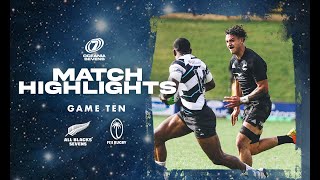 2022 Oceania Sevens Match Highlights | All Blacks Sevens vs Fiji (Day 2)