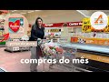 Compras do Mês 🛒 de Julho para 3 pessoas no atacadista | Gastei MAIS de 750 reais 😱