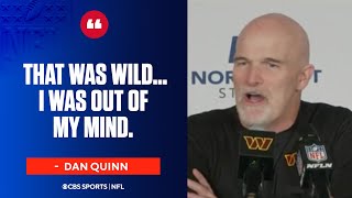 Dan Quinn ELATED after MIRACULOUS win over Bears in final seconds | Press Conference