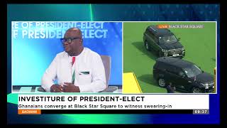 Investiture of President Elect: Ghanaians coverage at Black Stars square to witness swearing-in