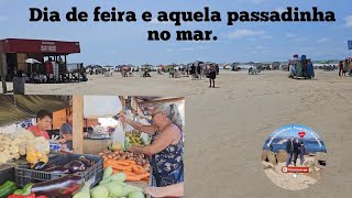 Feira na Avenida Militao de Almeida na praia de Tramandai,  Como está a praia de Tramandai hoje.