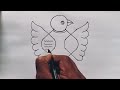 how to draw parrot from letter xxxx easy parrot drawing tutorial letter drawing art