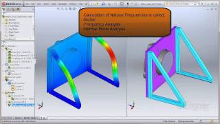 SOLIDWORKS Quick Tip - Natural Frequencies, Mode Shapes, and Vibration Tutorial