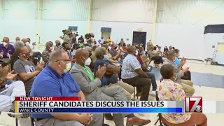 Wake County sheriff candidates talk recruitment, reaching out to minority communities