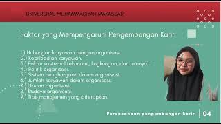 Final Perencanaan Pengembangan karier