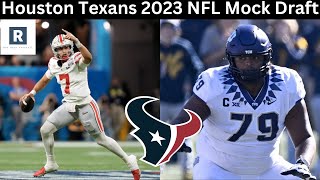 Houston Texans 2023 NFL Mock Draft: Bryce Young or CJ Stroud?
