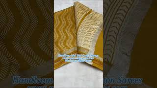 Handloom Mul Mul Cotton Sarees