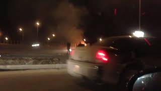 Dramatic rescue from fiery car crash caught on video