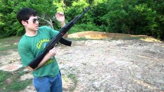 How To: Bump fire a semi-automatic rifle from the shoulder