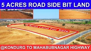 5 Acres Land For Sale  Near Kondurg To Mahabubnagar Highway |Contact-9014209210 | #propertizone