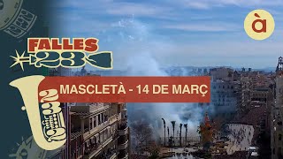 🔥 Mascletà del 14 de març del 2023 disparada per la pirotècnia Tamarit -  Falles 2023