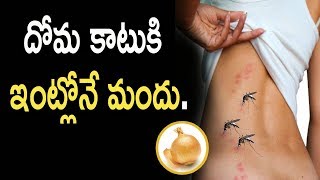 దోమ కాటుకి ఇంట్లోనే మందు..! ||  Home Remedy For Mosquitoes