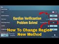 pubg guardian verification problem solve  | how to change region in pubg mobile | Harry Gaming