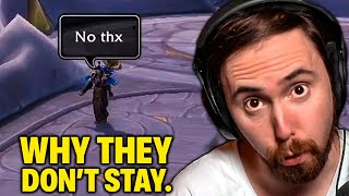 Why All New Players Quit WoW | Asmongold Reacts