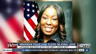 Henderson Police Chief placed on administrative leave