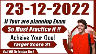 IELTS Listening Practice Test 2022 with Answers | 23.12.2022