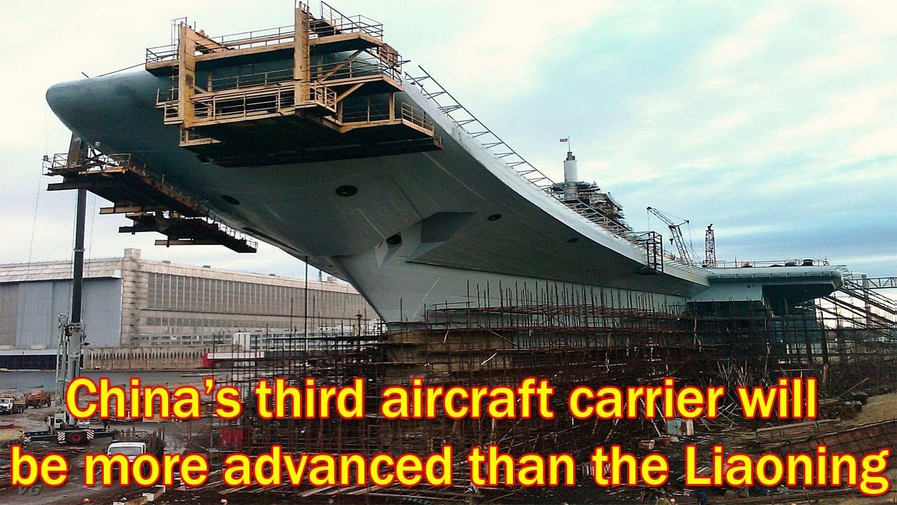 China’s Third Aircraft Carrier Is Under Construction - YouTube