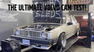 DYNO TESTING 4 DIFFERENT VOLVO B230 CAMSHAFTS WITH A $150 DOLLAR MAXPEEDINGRODS TURBO!