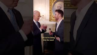 Chris meets Joe Biden 🇺🇸