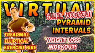 41 Minute Pyramid Interval Training For Weight Loss | Pyramid Intervals Treadmill/Elliptical Workout