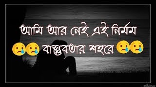 আমি আর নেই এই নির্মম বাস্তবতার শহরে...।