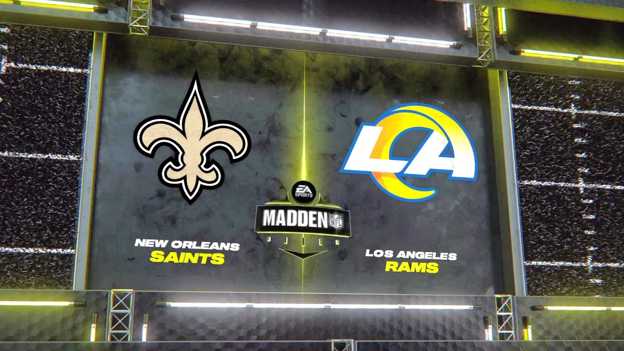 Madden NFL 24 | New Orleans Saints Vs Los Angeles Rams - Week 16 ...