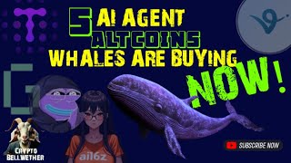 5 top Ai Agent Altcoins Whales are buying NOW! - AI16z, TARS, GRIFFAIN, VIRTUAL, AIXBT  #aiagents