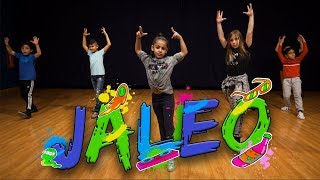 Nicky Jam & Steve Aoki - Jaleo (Dance Video) | Easy Kids Choreography | MihranTV