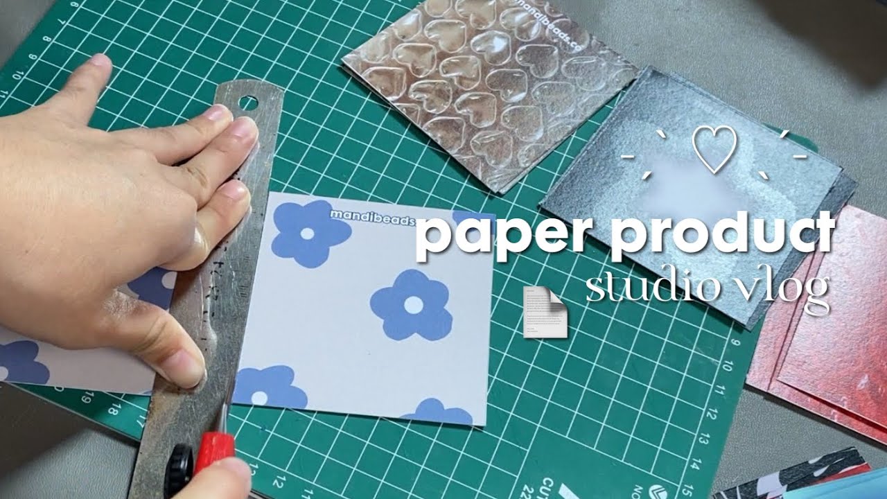 Studio Vlog Paper Product рџє рџ пёџ Youtube