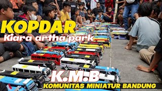 HEBOH ‼️80+ UNIT MERIAHKAN KOPDAR MINIATUR BUS DI KIARA ARTHA PARK🤩 ‼️MESKI SEDIKIT ADA DRAMANYA🤣