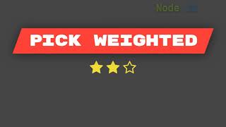 Learn JavaScript • Pick Weighted