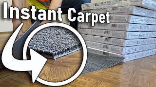 The EASIEST Way To Upgrade Your Flooring - Carpet Tiles