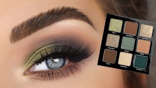 New Sigma Beauty 9 Pan On-The-Go Palettes | IVY Palette Green Eyeshadow Tutorial