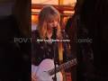 POV Taylor Swifts a comic | Tay edits | #taylorswift #youtubeshorts