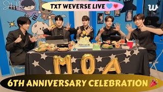 ✨(ALL SUB) TXT 6TH ANNIVERSARY CELEBRATION 🥳🎉 TXT WEVERSE LIVE (03.04.25) #weverselive #weverse #txt