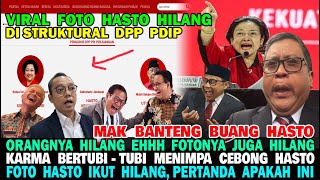 WADUH FOTO HASTO HILANG..!! JAHATNYA MAK BANTENG MENGHILANGKAN FOTO HASTO DARI KEPENGURUSAN PDIP 🤣🤣🤣