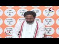 union minister kishan reddy press meet live huzurabad bypoll results v6 news