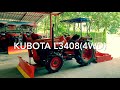 รถไถkubota l3408 4wd ใบดัน เครื่องตัดหญ้าlcs สนใจติดต่อ063 4539224 099 4945351