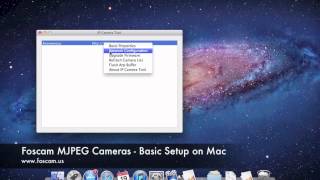 Foscam MJPEG Cameras - Basic Setup on Mac