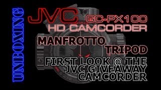 TDC CAMERA UNBOXING (JVC PROCISION GC-PX100B) \u0026 GIVEAWAY CAMERA 1st LOOK