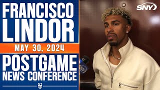 Francisco Lindor on his four-hit night after initiating the Mets' team meeting | SNY
